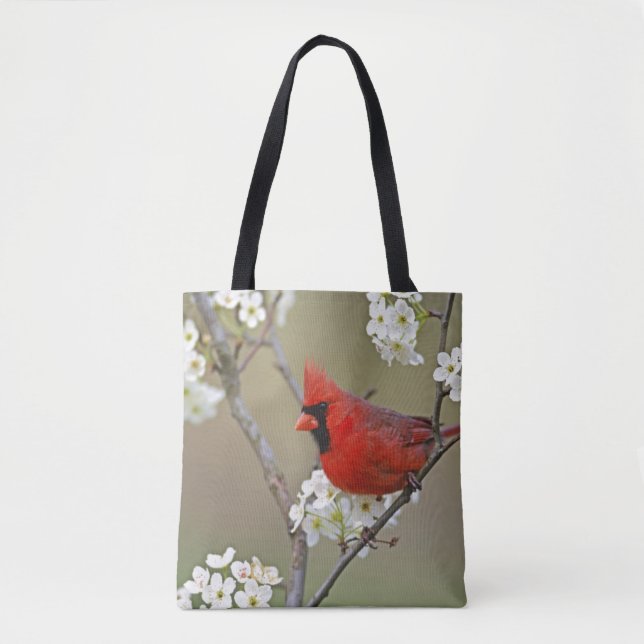 Northern Cardinal Tote Bag (Front)