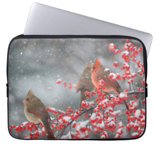 Northern Cardinals   Marion, Illinois Laptop Sleeve