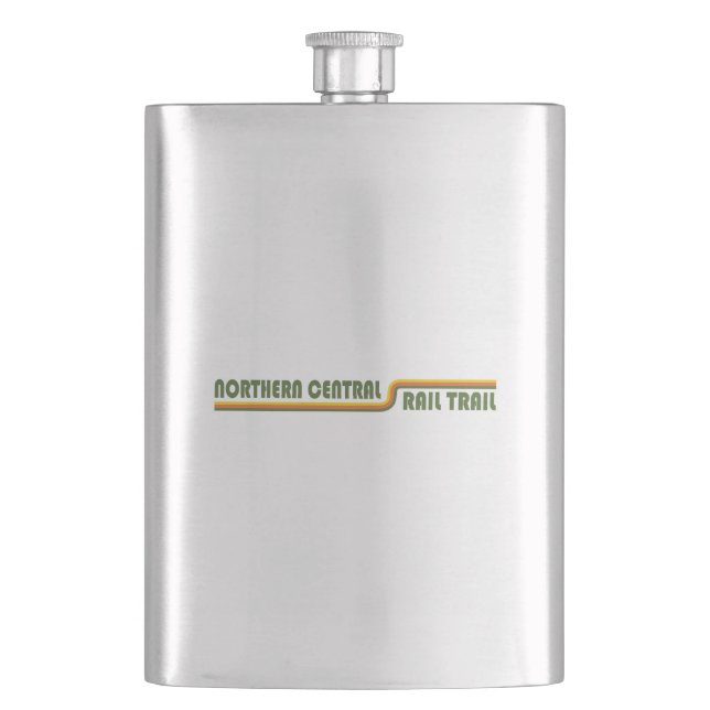 Northern Central Rail Trail Hip Flask (Front)