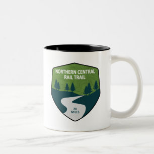 Northern Central Rail Trail Two-Tone Coffee Mug