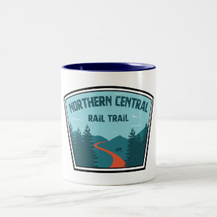 Northern Central Rail Trail Two-Tone Coffee Mug