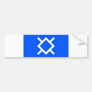 Northern Cheyenne ethnic flag america native Bumper Sticker