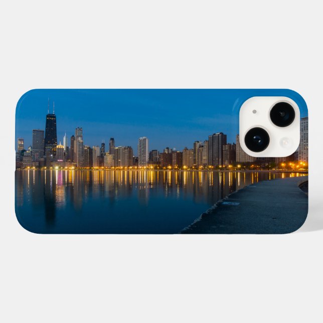 Northern Chicago Cityscape Case-Mate iPhone Case (Back (Horizontal))