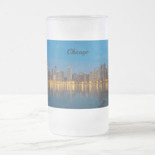 Northern Chicago Cityscape Frosted Mug