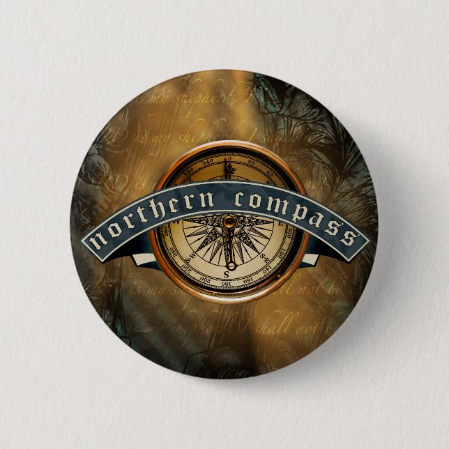 Northern Compass Button (Front)