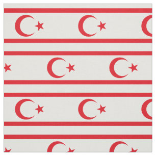 Northern Cyprus Flag Fabric