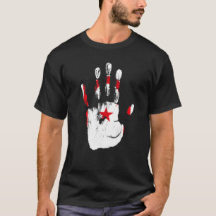 Northern Cyprus Flag Hand Men Women Kids T-Shirt