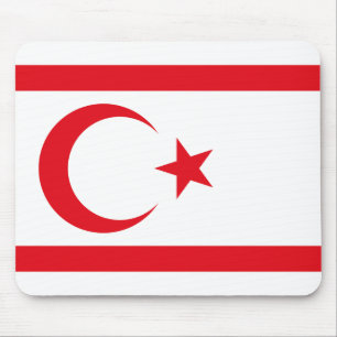 Northern Cyprus Flag Mouse Mat