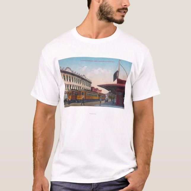 Northern Electric Rail Depot T-Shirt (Front)