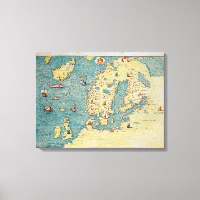 Northern Europe Canvas Print (Front)