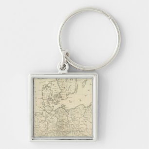 Northern Europe Key Ring