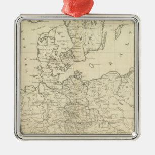 Northern Europe Metal Tree Decoration