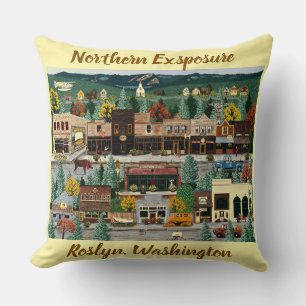 "Northern Exposure" ~ Roslyn, Washington Cushion