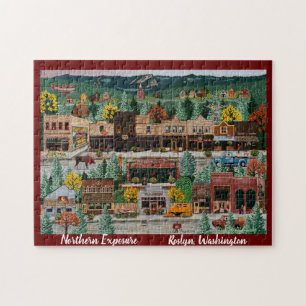 "Northern Exposure" ~ Roslyn, Washington Jigsaw Puzzle