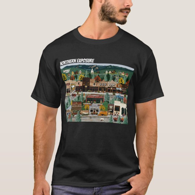 "Northern Exposure" ~ Roslyn, Washington T-Shirt (Front)