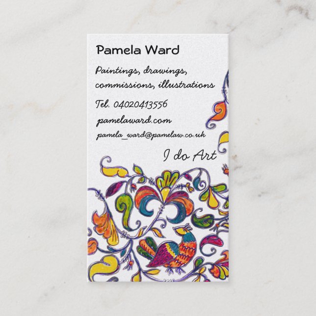 Northern Folk Birds Profile Card (Front)