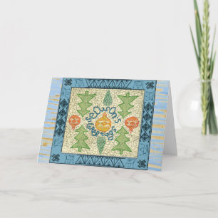 Northern Folk Season's Greetings Holiday Card