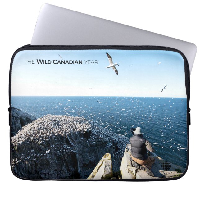 Northern Gannets Laptop Sleeve (Front)