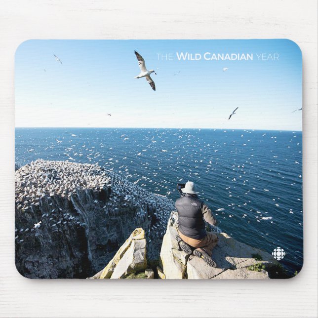 Northern Gannets Mouse Mat (Front)