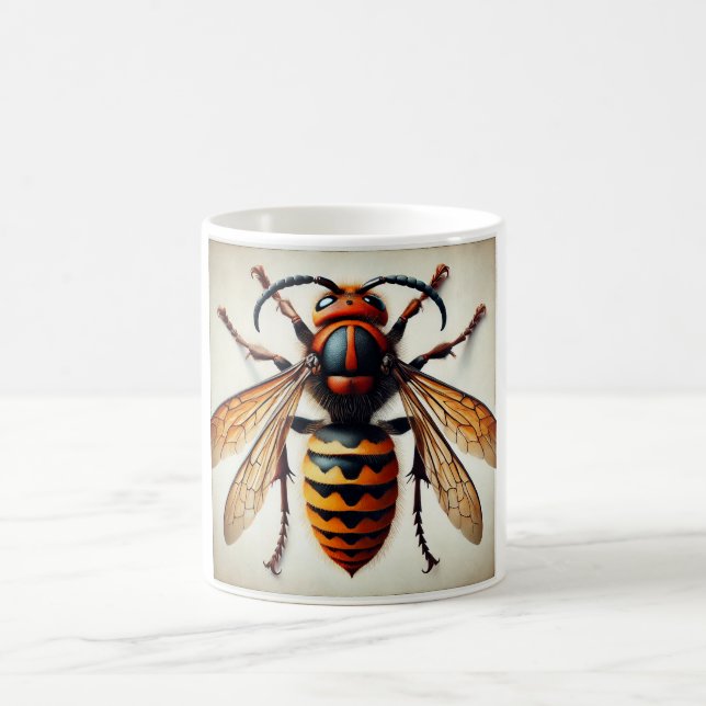Northern giant hornet 200824IREF231 - Watercolor Coffee Mug (Center)