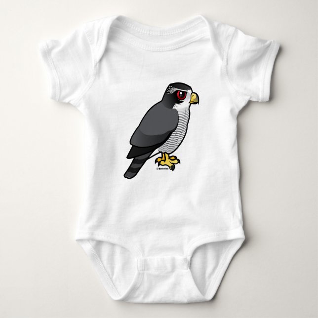 Northern Goshawk Baby Bodysuit (Front)