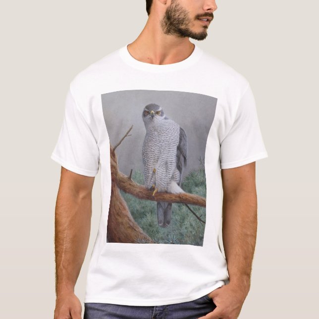 Northern Goshawk (gentilis), Observant T-Shirt (Front)