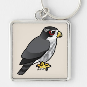 Northern Goshawk Key Ring