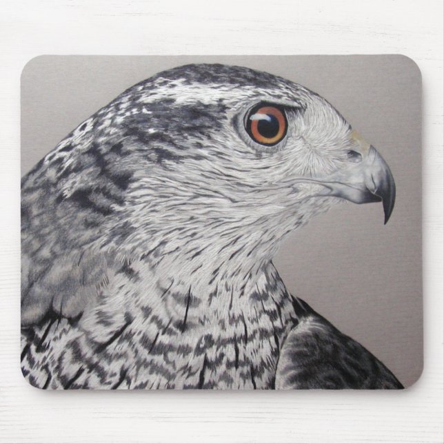 Northern Goshawk Mouse Mat (Front)