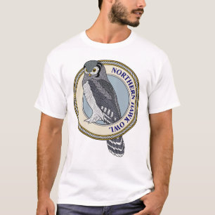Northern Hawk Owl-M T-Shirt