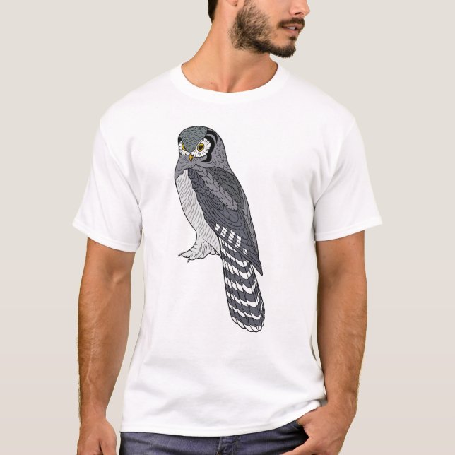 Northern Hawk Owl T-Shirt (Front)