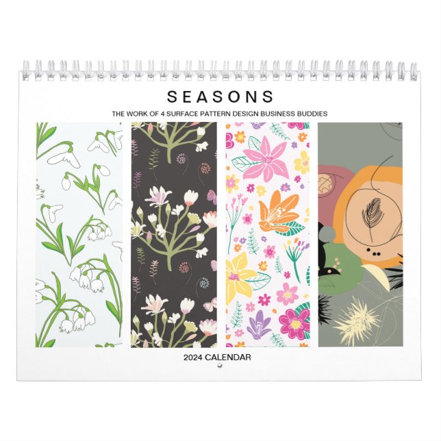 Northern Hemisphere 2024 Seasons Calendar  (Cover)