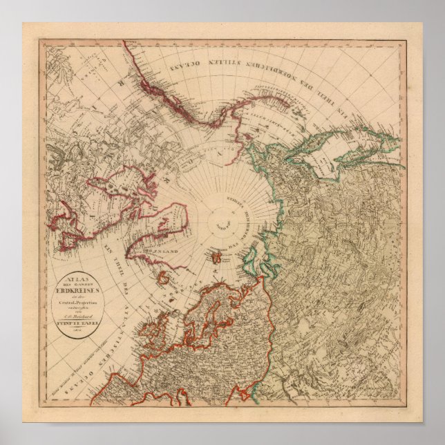 Northern Hemisphere, Arctic Poster (Front)