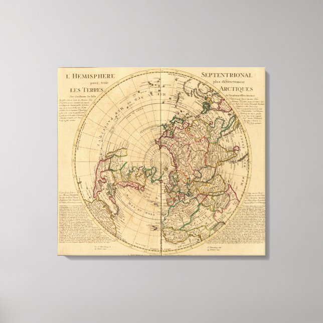 Northern Hemisphere Canvas Print (Front)
