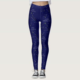 Northern Hemisphere Constellation Coma Berenices Leggings