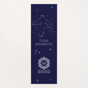 Northern Hemisphere Constellation Coma Berenices Yoga Mat