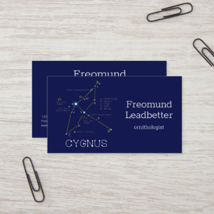 Northern Hemisphere Constellation Cygnus Business Card