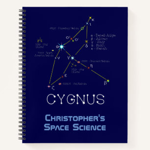 Northern Hemisphere Constellation Cygnus Notebook
