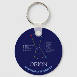 Northern Hemisphere Constellation Orion Key Ring