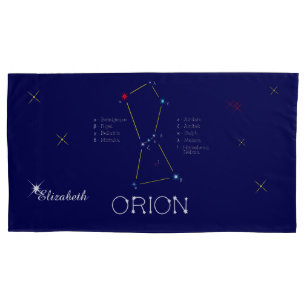 Northern Hemisphere Constellation Orion Pillowcase