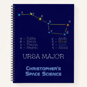 Northern Hemisphere Constellation Ursa Major Notebook