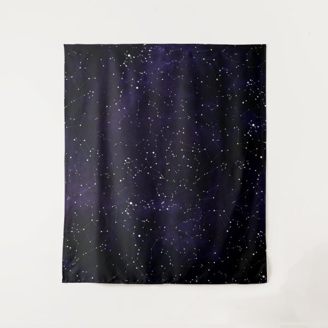 Northern Hemisphere Constellations Tapestry  (Front)