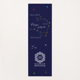 Northern Hemisphere Finding Polaris Star Yoga Mat