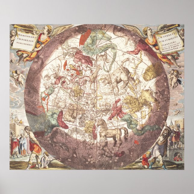 Northern  Hemisphere, from 'The Celestial Poster (Front)