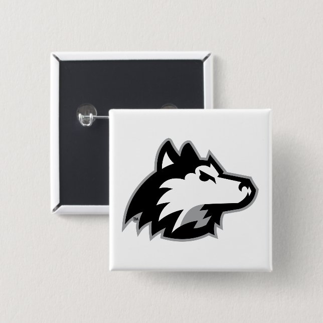 Northern Illinois Huskies 15 Cm Square Badge (Front & Back)