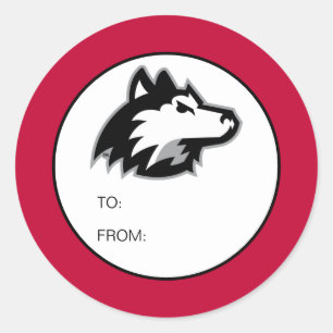 Northern Illinois Huskies   Birthday Classic Round Sticker