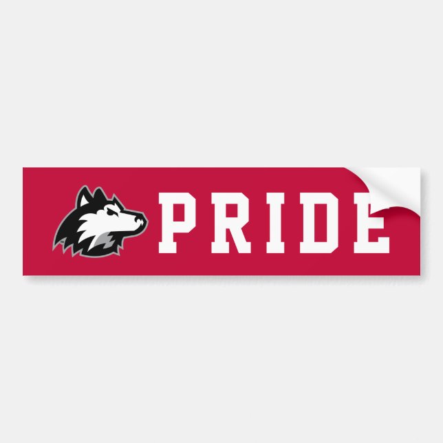 Northern Illinois Huskies Bumper Sticker (Front)