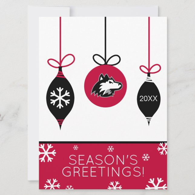 Northern Illinois Huskies | Christmas Holiday Card (Front)