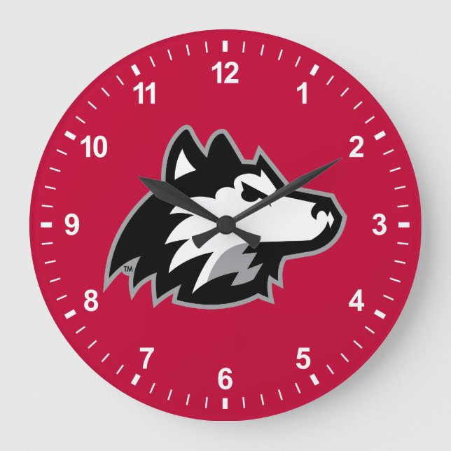 Northern Illinois Huskies Large Clock (Front)