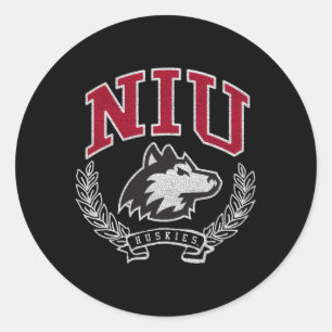 Northern Illinois Huskies Victory Classic Round Sticker