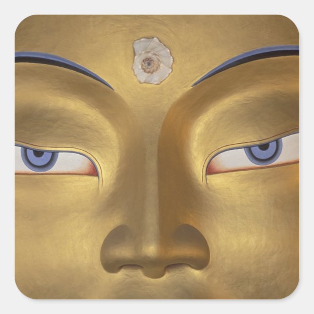 Northern India, Ladakh, Thikse gompa Square Sticker (Front)